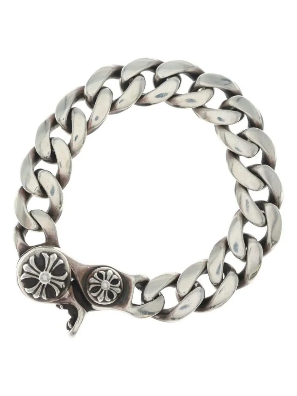 Chrome Hearts Clsc Chn Lnk Sml Classic Link Small Clip Bracelet Silver